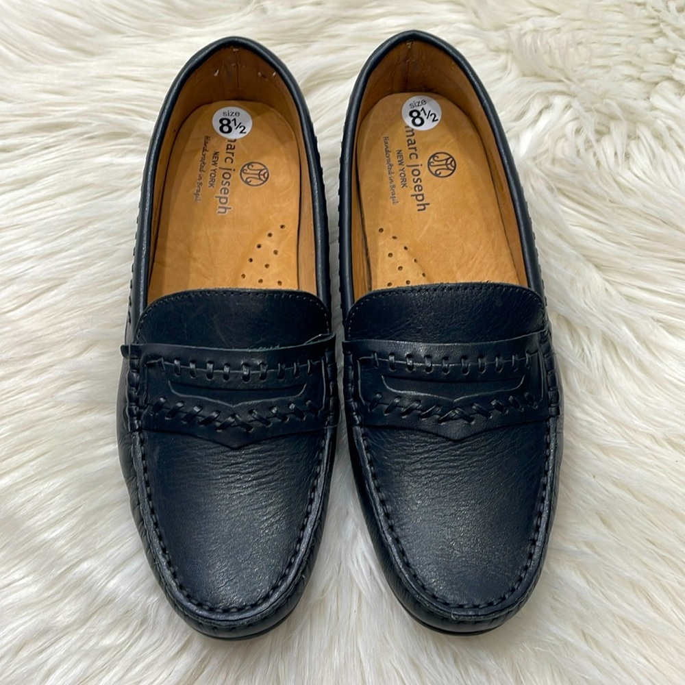 MARC JOSEPH Wythe St Embossed Driver Shoes